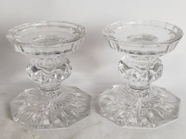 Pr. of Waterford Crystal Candlesticks