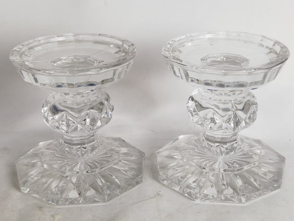 Pr. of Waterford Crystal Candlesticks (1 of 6)