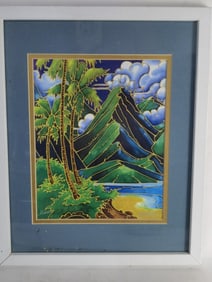 Vintage Maui Lithograph, Signed Bryon Allen