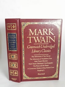 1982 Mark Twain Greenwich Unabridged Library