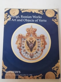 1996 Sotheby's Faberge, Russian Works of Art and