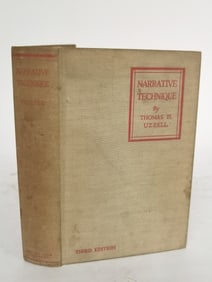 1934 Narrative Technique Book, 3rd Ed.