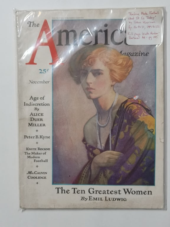 1929 The America Magazine: 1929 The America Magazine, 8.5in by 11.75in