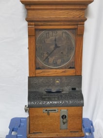 Vintage International Timer Recorder Wall Clock