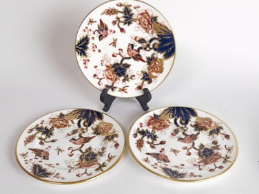 (3) Coalport Hong Kong Porcelain Plates