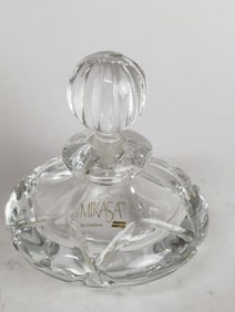 Vintage Mikasa Slovenia Crystal Perfume Bottle