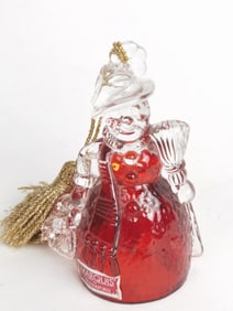 Marquis by Waterford Crystal Red Snowman Ornament