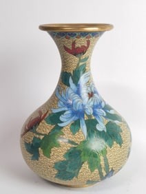 Vintage Chinese Cloisonne Vase
