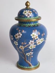 Vintage Chinese Cloisonne Jar