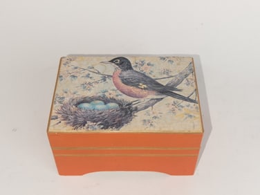 Schmid Bros Wood Music Box