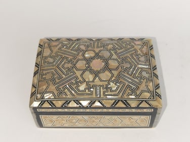 Egyptian Mother-of-Pearl Jewelry Box