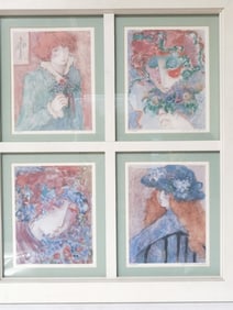 (4) Limited Ed. Barbara A. Wood Lithograph