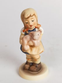 Goebel Hummel Porcelain "Pigtails" Figurine