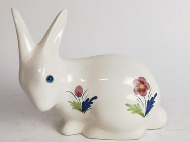 Vintage Elpa Portugal Porcelain Rabbit