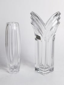 Marquis by Waterford and Mikasa Crystal Vases