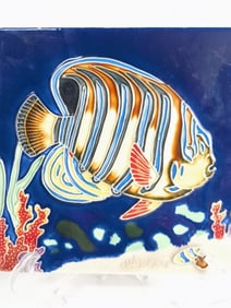 Vintage California Pottery Tile, Signed