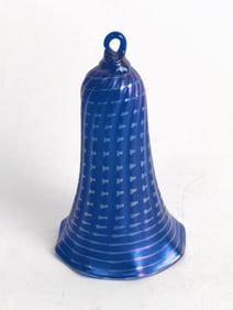 Vintage Blue Glass Ornament