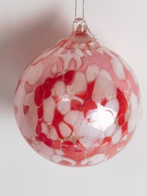Vintage Red Glass Ornament