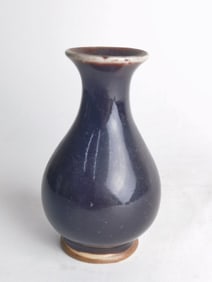 Chinese Porcelain Eggplant Glaze Vase
