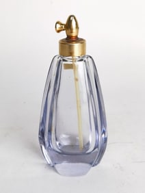 Vintage Austria Purple Glass Perfume Atomizer