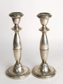 Pr. of Weighted Sterling Silver Candlesticks