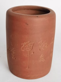 Chinese YiXing ZiSha Brush Pot