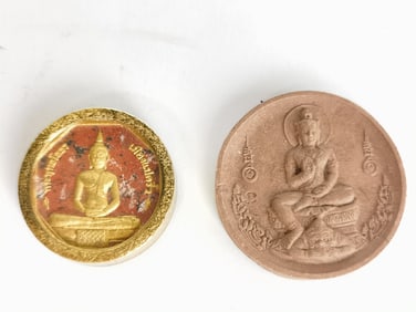 Chinese Tibetan/Thai Pottery Tsatsa