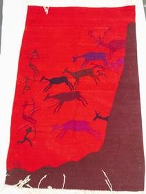 Vintage The Hand of Man 1 Woven Tapestry