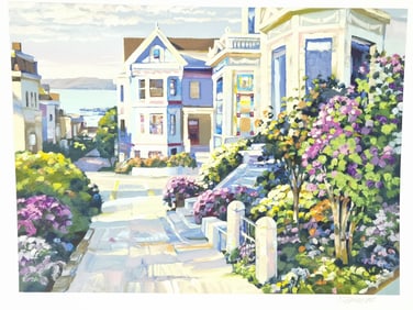Limited Ed. Howard Behrens Grove Street Serigraph