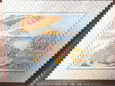 Limited Ed. "Port Antonio" Serigraph by Van Pitten