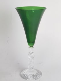 Cristal D'Arques Noel Emerald Green Holiday Glass