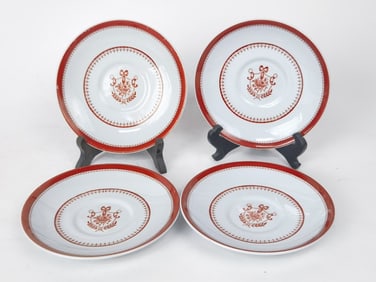 (4) Spode Copeland Porcelain Newburyport Plates