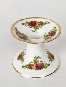 Royal Albert Porcelain Old Country Rose Candlestic