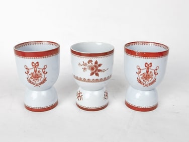 (3) Spode Copeland Porcelain Wine Cups