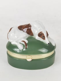 Robinson's Japan Dog Trinket Box