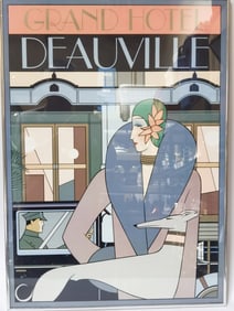 Grand Hotel Deauville Advertisement Poster