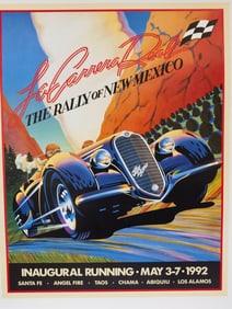 1992 La Carrera Real The Rally of New Mexico Poste