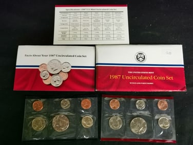 1987 US Mint Uncirculated Coin Set