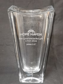 Crystalite Bohemian Crystal Vase