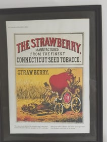 Vintage The Stawberry Cigar Printed Advertisement