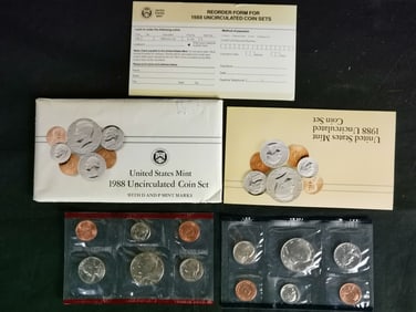 1988 US Mint Uncirculated Coin Set