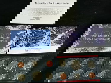 1997 US Mint Uncirculated Coin Set