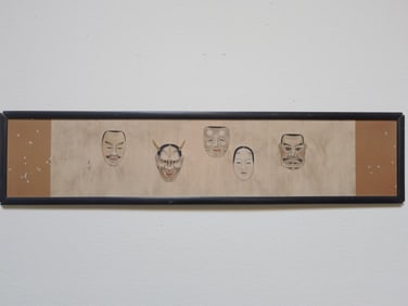Japanese Opera Mask Painting