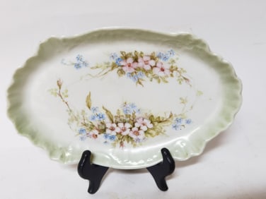 O.P. Co. Porcelain Hand Painted Plate