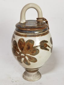 Mexican Hand Painted Porcelain Vase