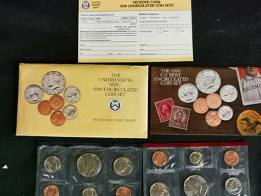 1990 US Mint Uncirculated Coin Set