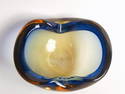 Vintage Murano Italy Sommerso Glass Bowl
