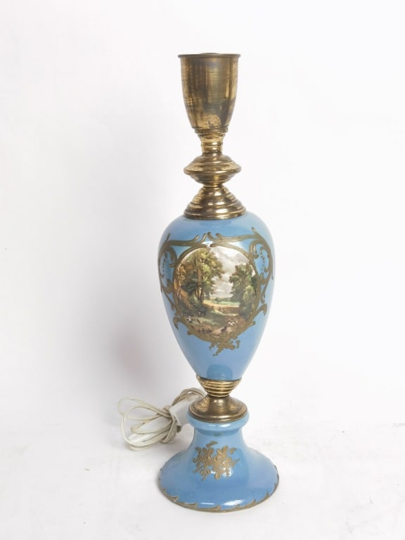 Vintage French Sevres Porcelain Table Lamp (1 of 5)