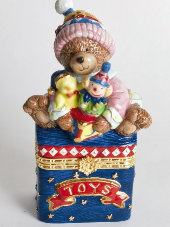 Vintage Toy Box Trinket Box: Vintage Toy Box Trinket Box, 6in by 3.25in
