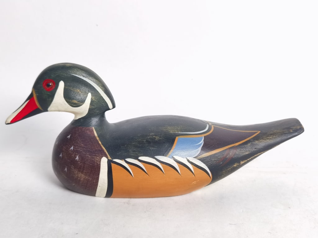 Vintage Ducks Limited Hand Painted Wood Duck Decoy (1 of 5)